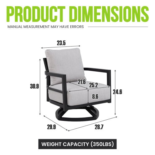 Belmore Swivel Lounge Chair - Sonkuki