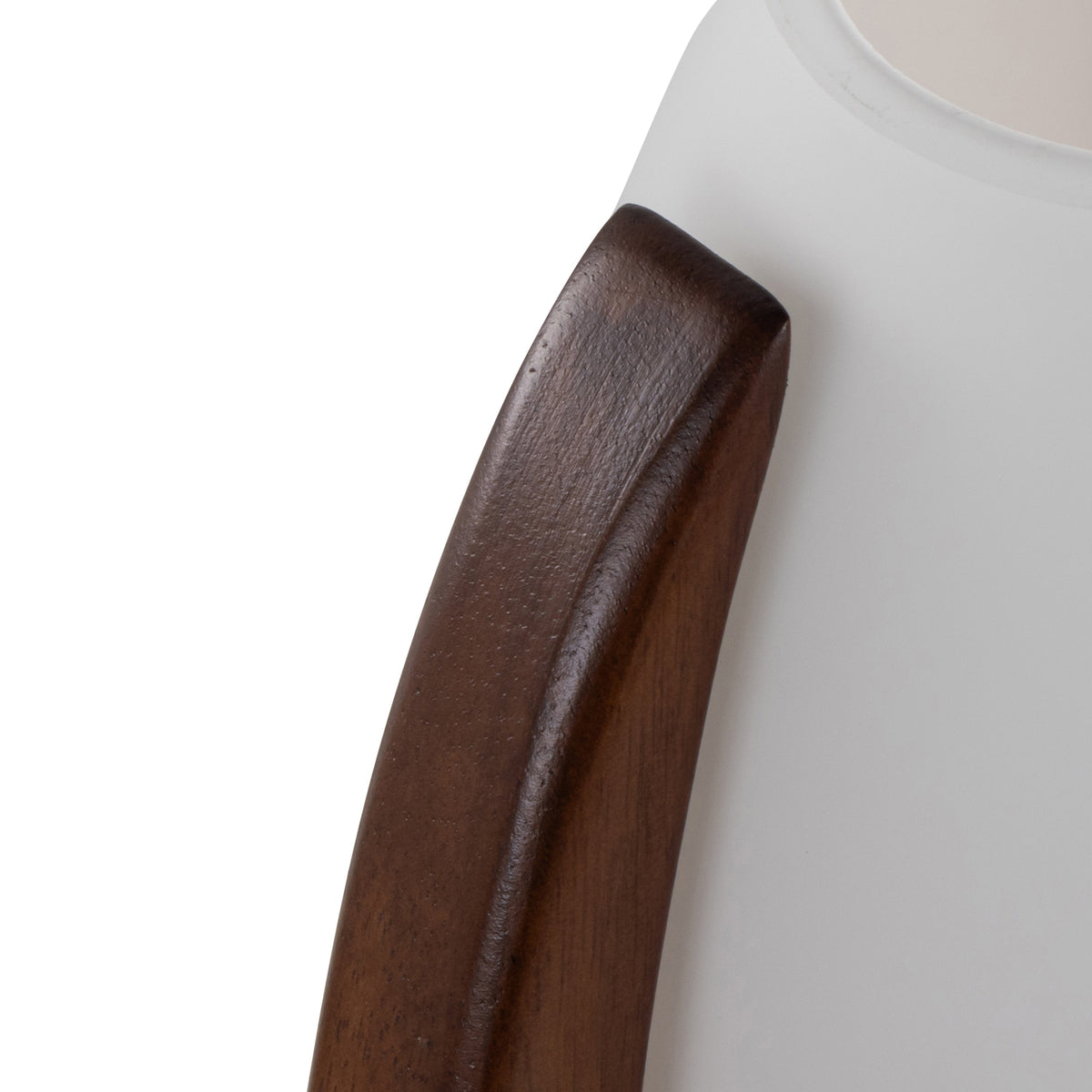 Case Contemporary Desk Lamp with Walnut Wood and Frosted Glass by LumiSource - Sonkuki