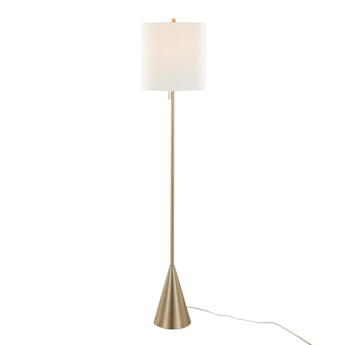 Cone 64" Contemporary Metal Floor Lamp - Sonkuki