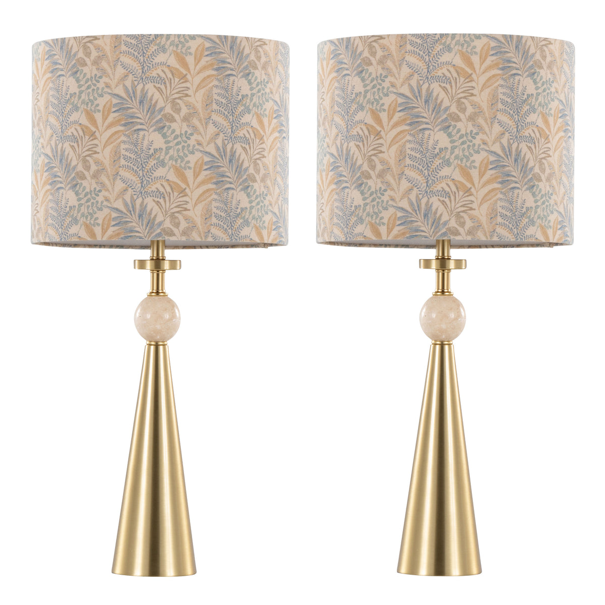 Cone Travertine 27" Contemporary/Glam Table Lamp - product image 10