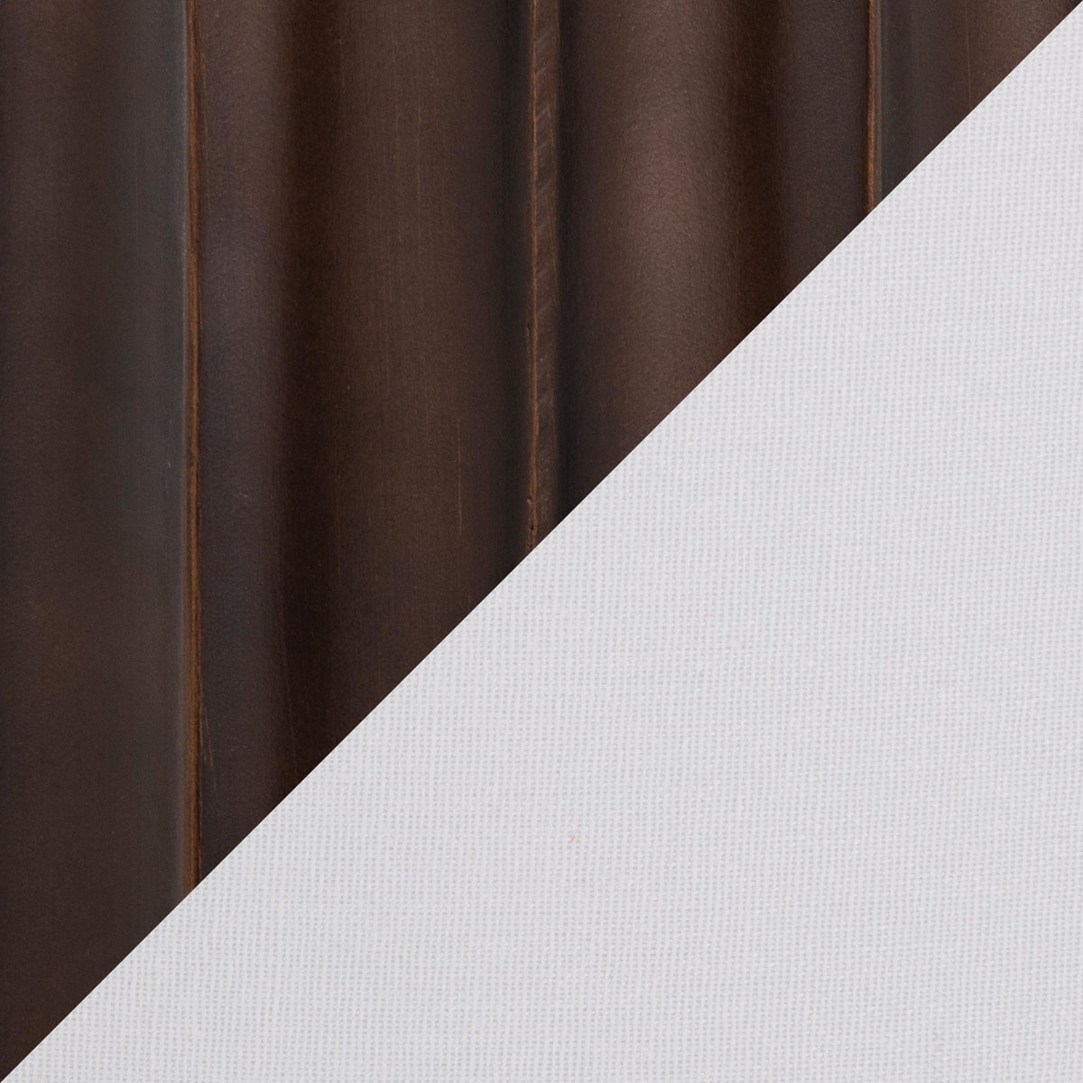 Cylinder Fluted 29.25" Contemporary Polyresin Table Lamp in Brown Lustre Polyresin, Clear K9 Crystal and White Linen Shade from Grandview Gallery by LumiSource - Set of 2 - Sonkuki