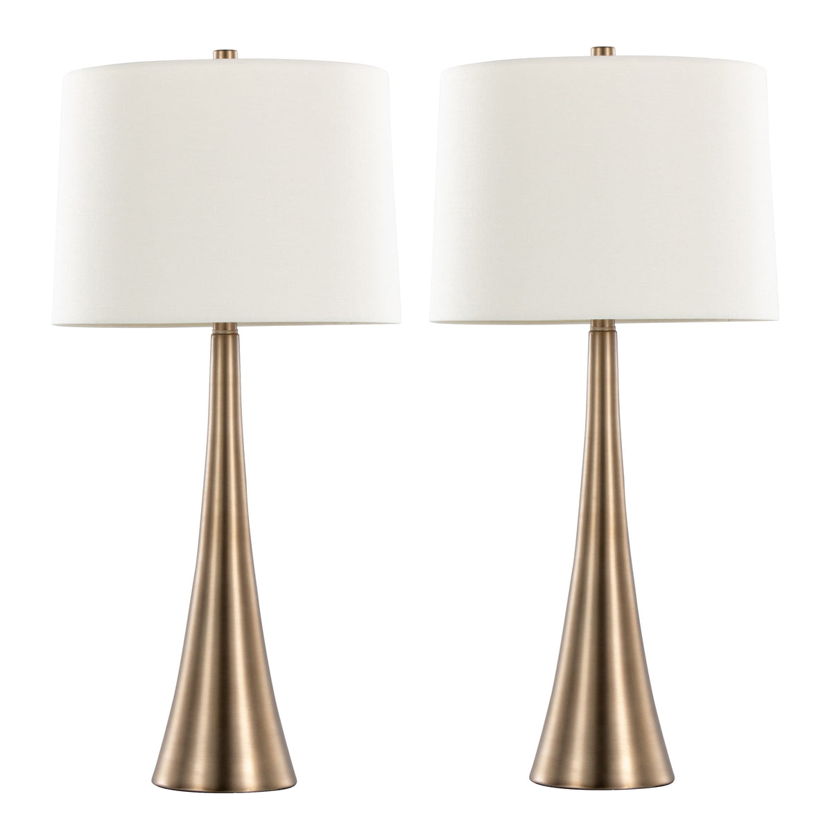 Diana 29" Contemporary Metal Table Lamp - Sonkuki
