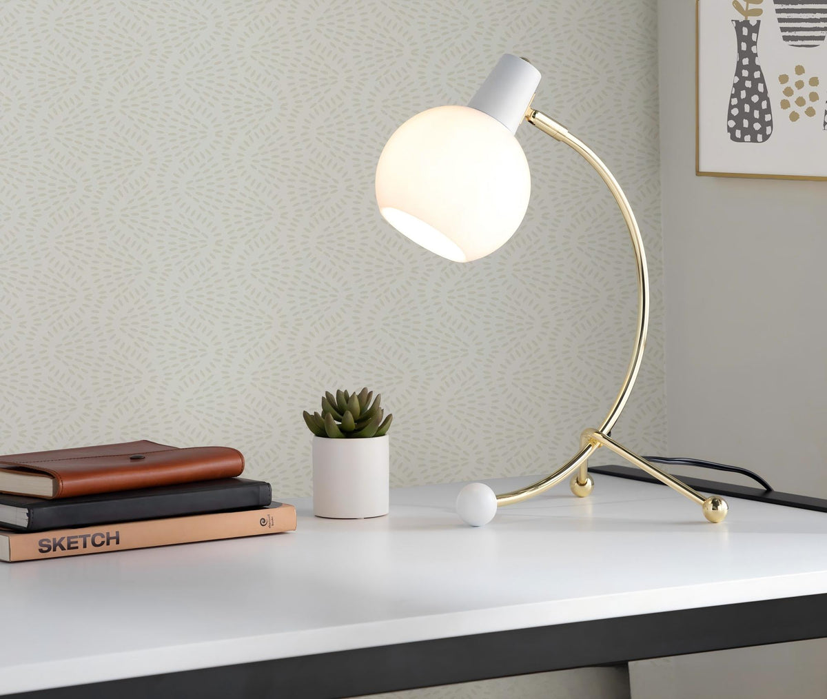 Eileen Contemporary Task Lamp - Sonkuki
