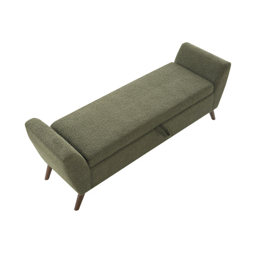 Extra-Long Teddy Fleece Bedroom Bench - product image 12