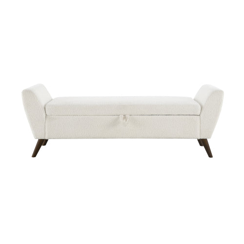 Extra-Long Teddy Fleece Bedroom Bench - product image 5