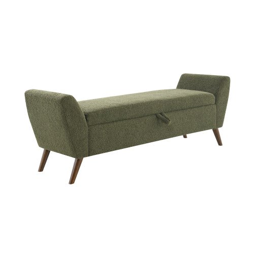 Extra-Long Teddy Fleece Bedroom Bench - Sonkuki