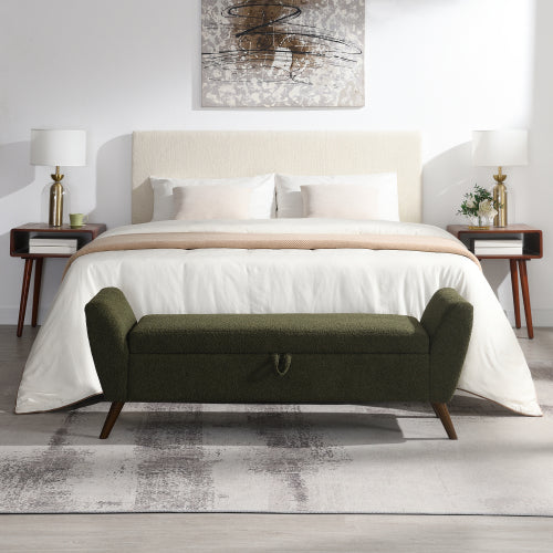 Extra-Long Teddy Fleece Bedroom Bench - product image 7