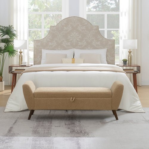 Extra-Long Teddy Fleece Bedroom Bench - Sonkuki