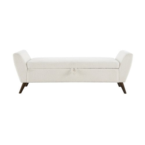 Extra-Long Teddy Fleece Bedroom Bench - Sonkuki