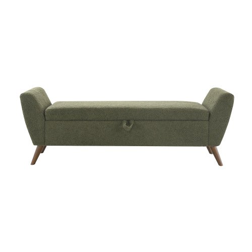 Extra-Long Teddy Fleece Bedroom Bench - Sonkuki