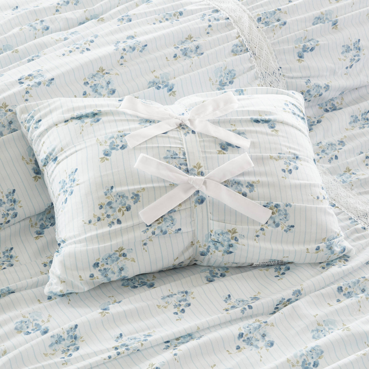 Floral Ruffle Comforter Set - Sonkuki