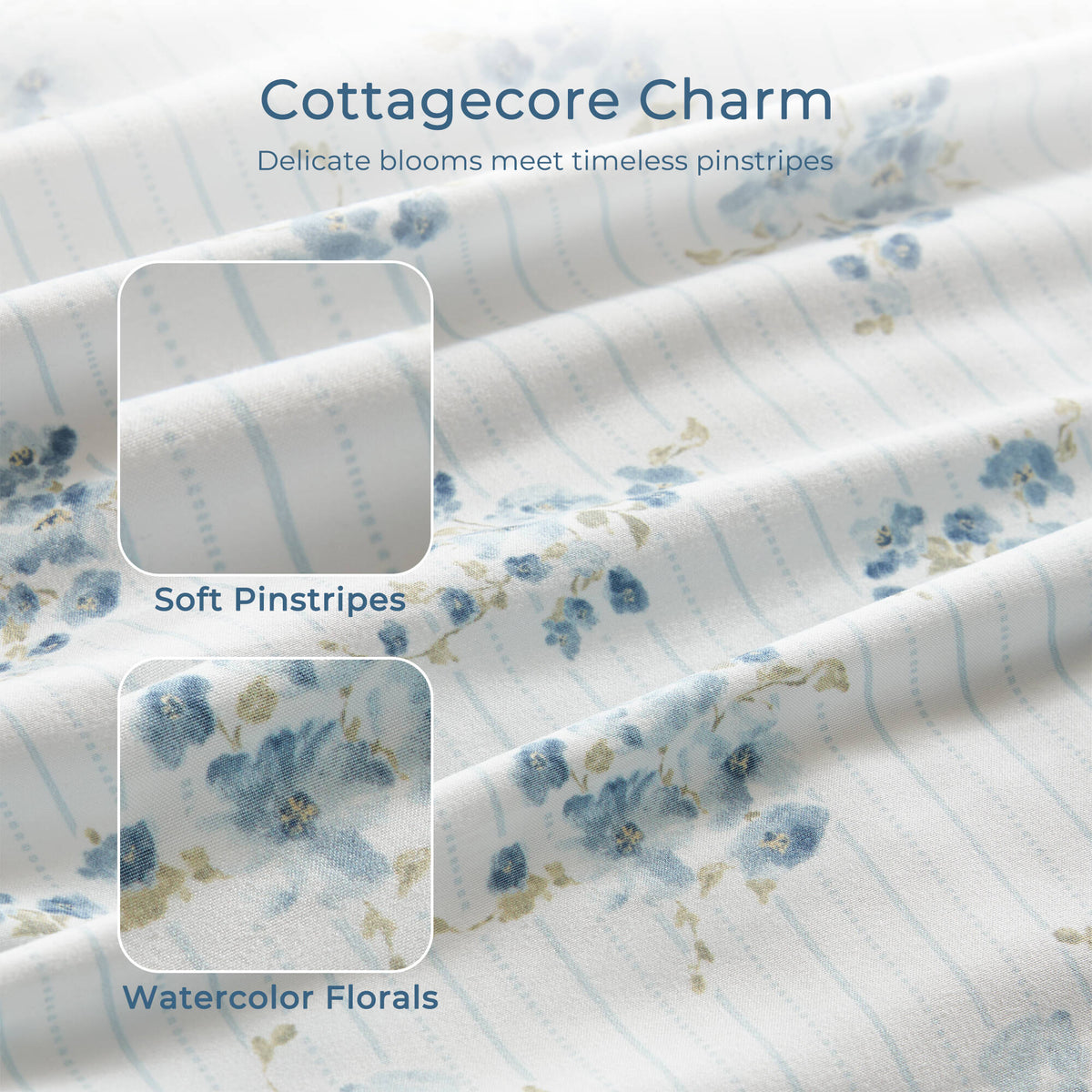 Floral Ruffle Comforter Set - Sonkuki