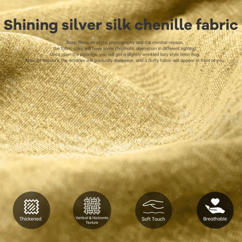 FTMMC-HUANGSE Ergonomic Bean Bag Chair with 5-Way Body Support - Sonkuki