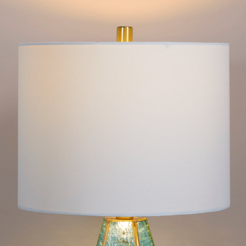 Geo Rain Glass 25" Table Lamp - main product image
