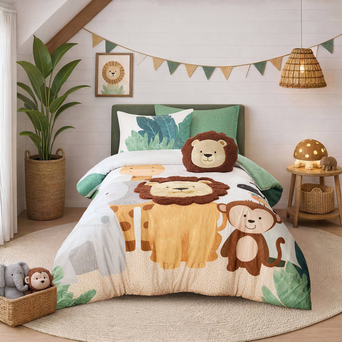 Jungle Animal Comforter Set - main product image