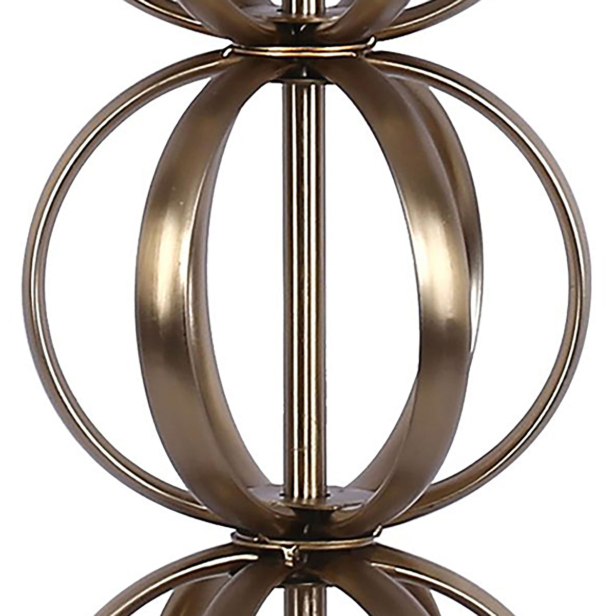 Linx 29" Contemporary Metal Table Lamp in Gold Metal and White Linen Shade from Grandview Gallery by LumiSource - Set of 2 - Sonkuki