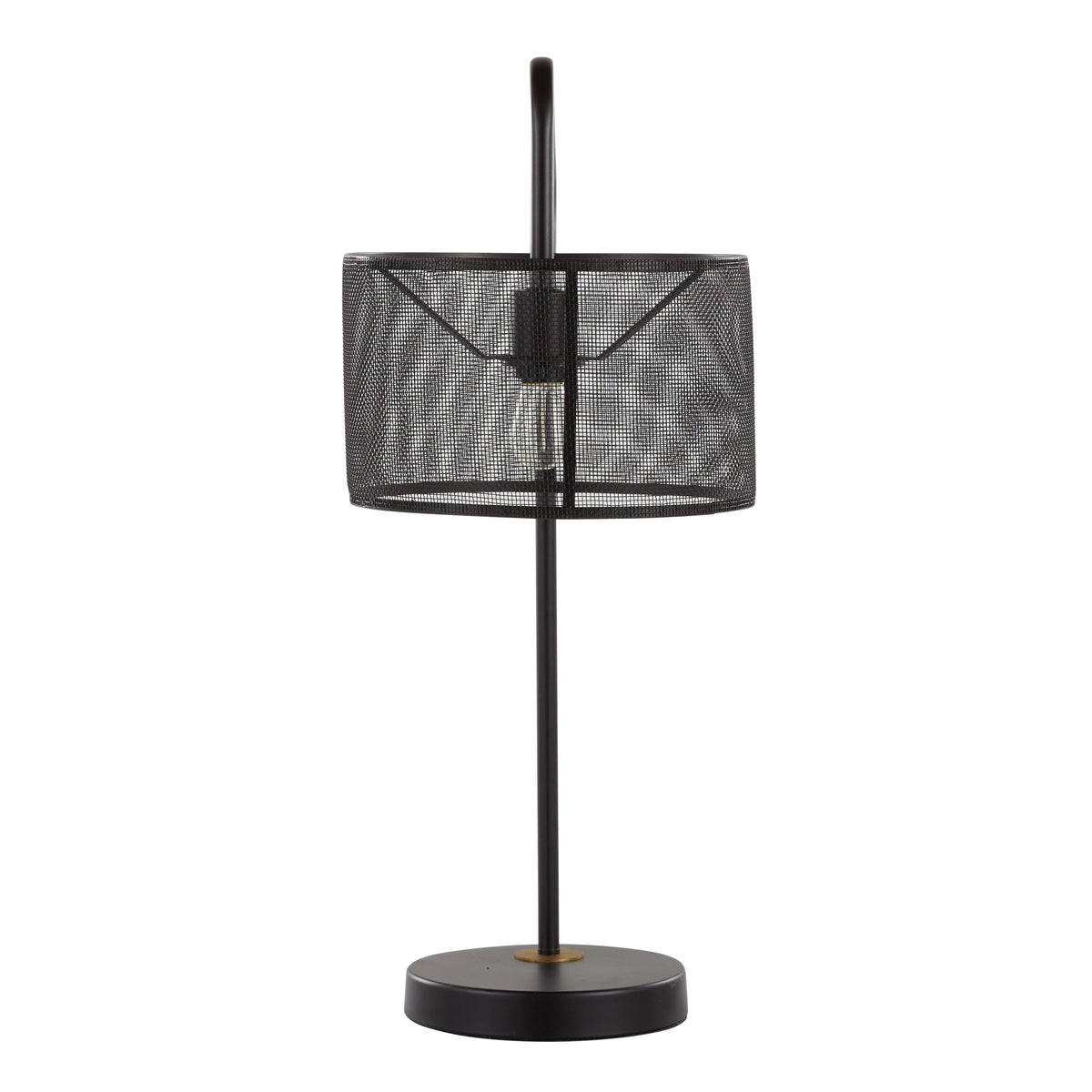 Mod Mesh 27" Contemporary Metal Task Lamp with Built-In USB Port in Oil Bronze and Painted Gold Metal from Grandview Gallery by LumiSource - Set of 2 - Sonkuki