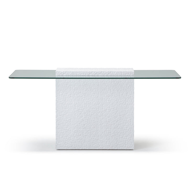 Modern Glass Top Console Table - Sonkuki