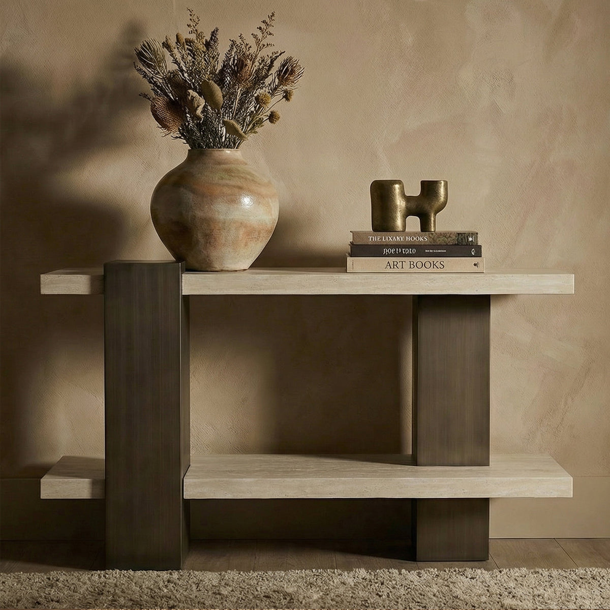 Modern Gold Console Table - Sonkuki