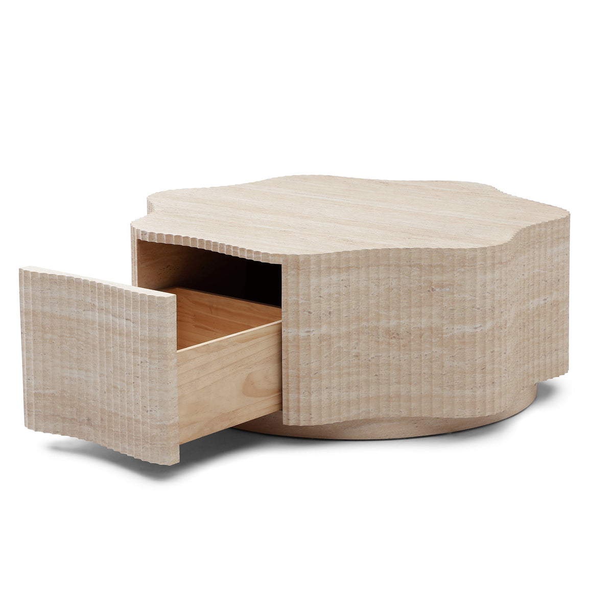 Modern Petal Flower Shape Coffee Table - Sonkuki