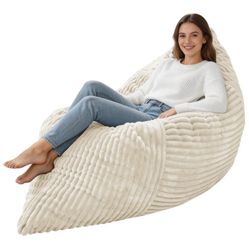 Oversized Convertible Bean Bag Chair – Your Cozy Spot for Relaxation & Family Time - Sonkuki