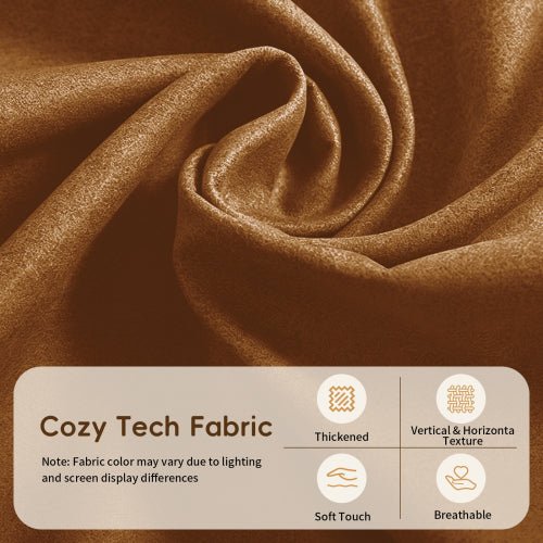 PBPMJT-Bean Bag Chair,Bean Bag Chair with Ottoman - Large Bean Bag Sofa for Adults, Teens, and Children for Living Rooms, Bedroom, Dorm,Tech Fabric with faux‑leather appearance,Brown - Sonkuki