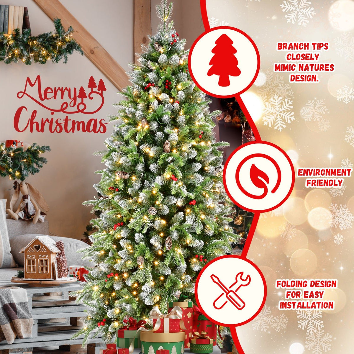 PE/PVC Christmas Tree - Sonkuki