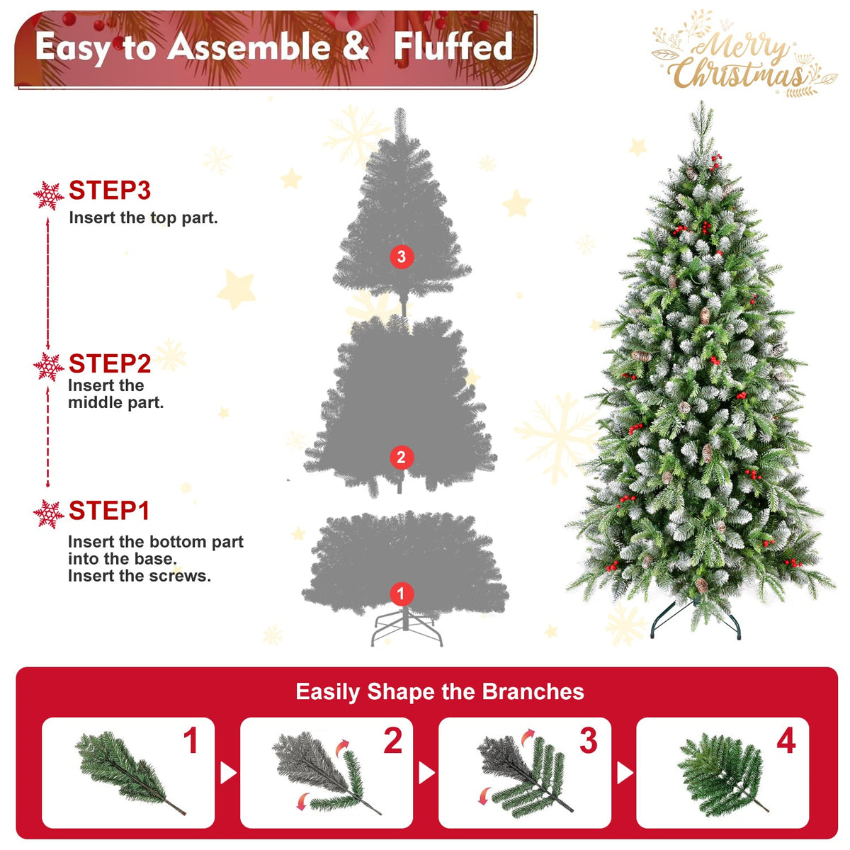 PE/PVC Christmas Tree - Sonkuki