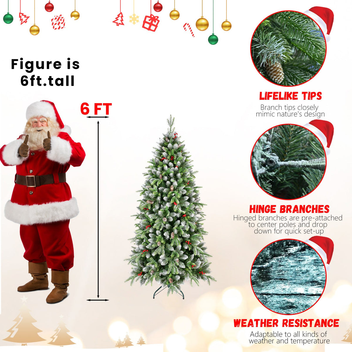 PE/PVC Christmas Tree - Sonkuki