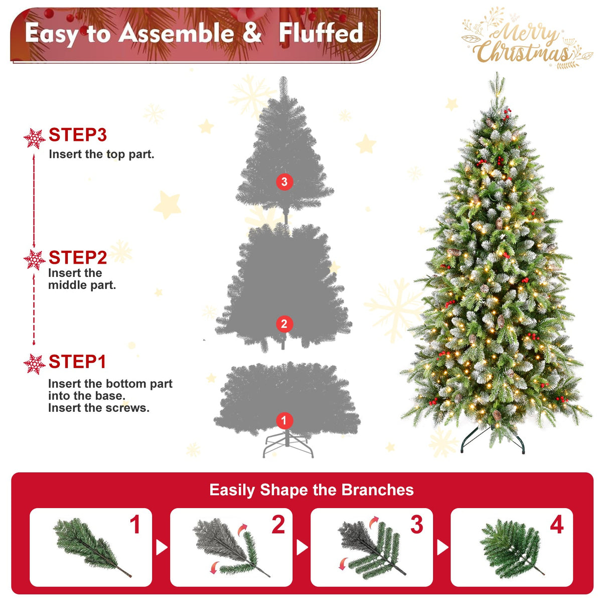 PE/PVC Christmas Tree - Sonkuki