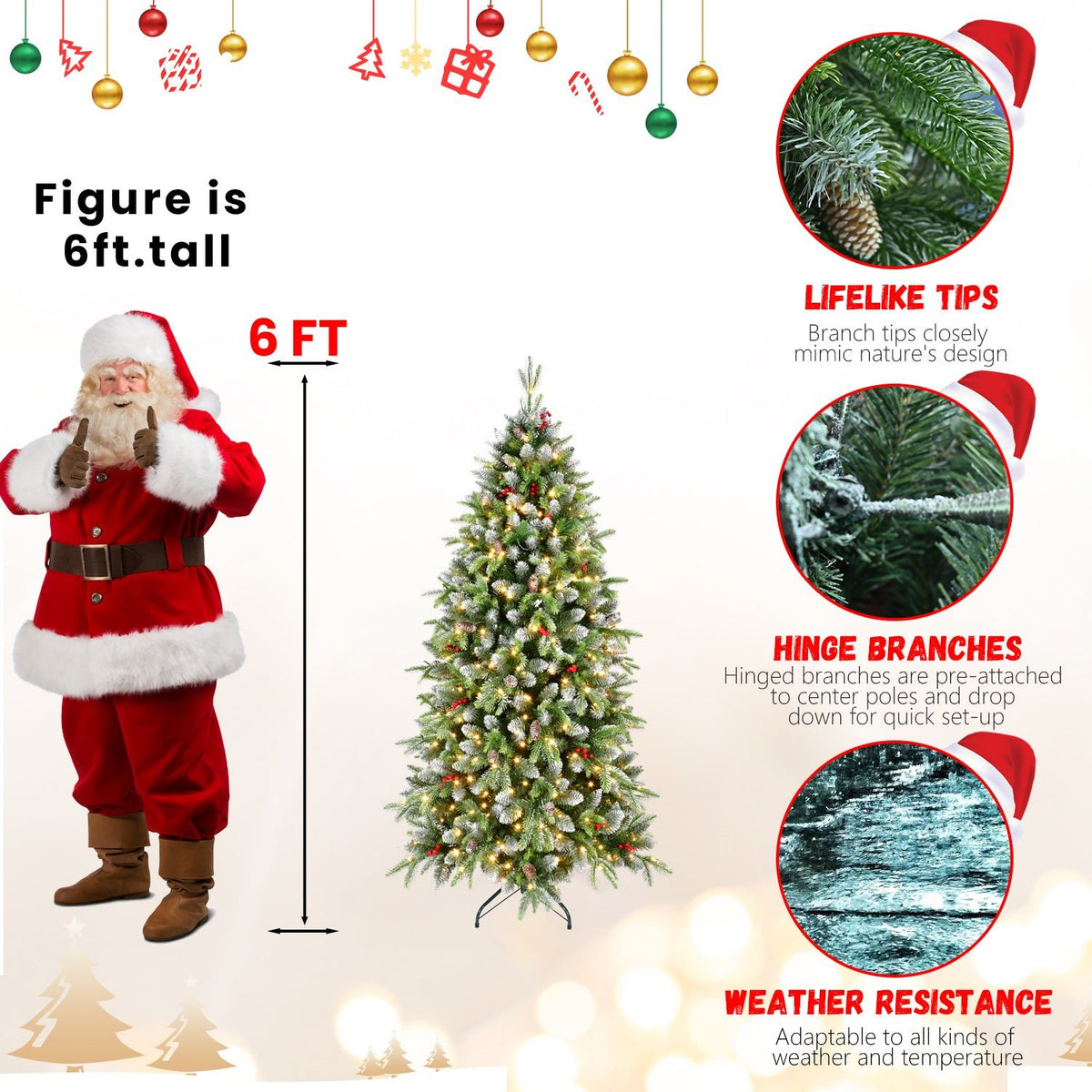 PE/PVC Christmas Tree - Sonkuki