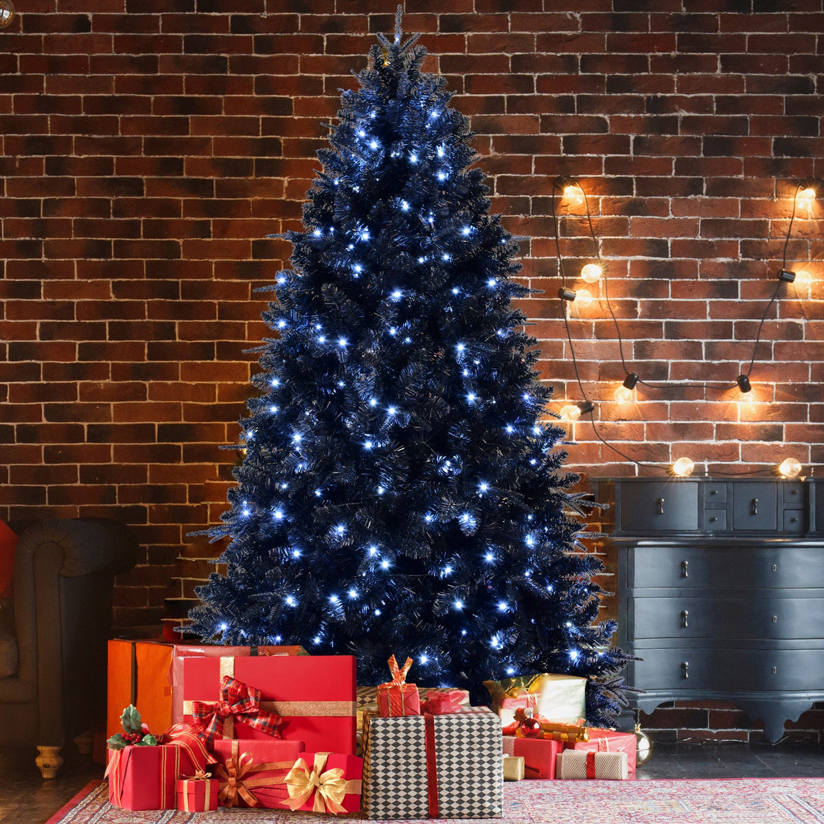 PE/PVC Mixed Black Christmas Tree - Sonkuki