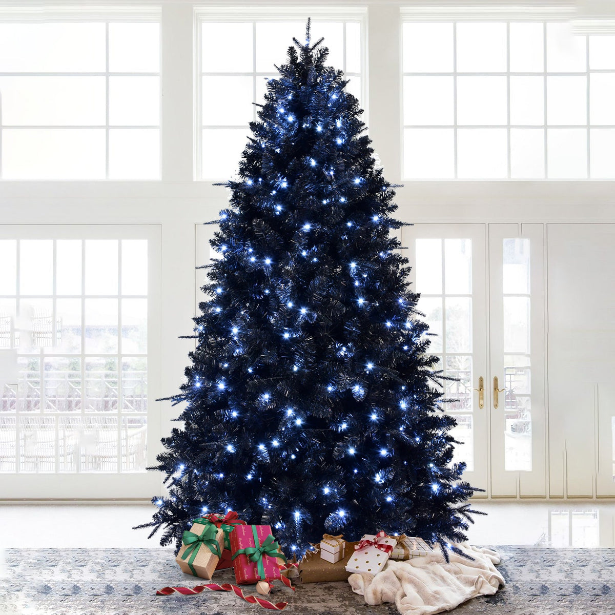 PE/PVC Mixed Black Christmas Tree - Sonkuki