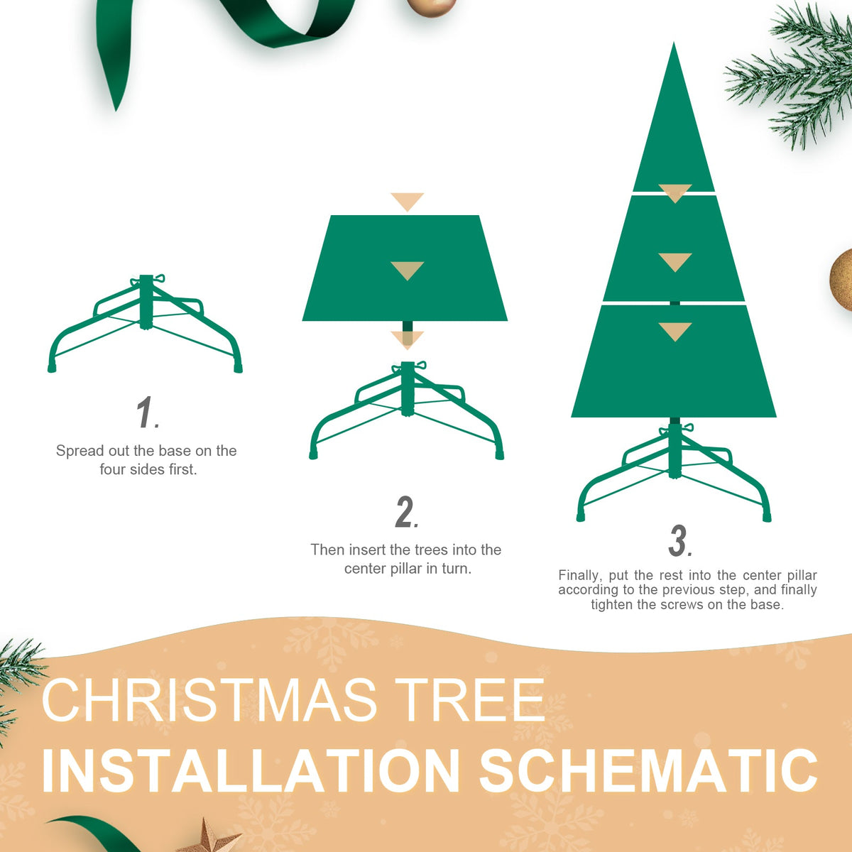 PE/PVC Mixed Christmas Tree - Sonkuki