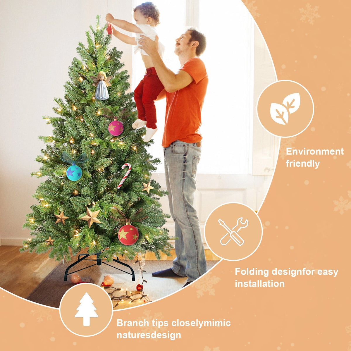 PE/PVC Mixed Christmas Tree - Sonkuki