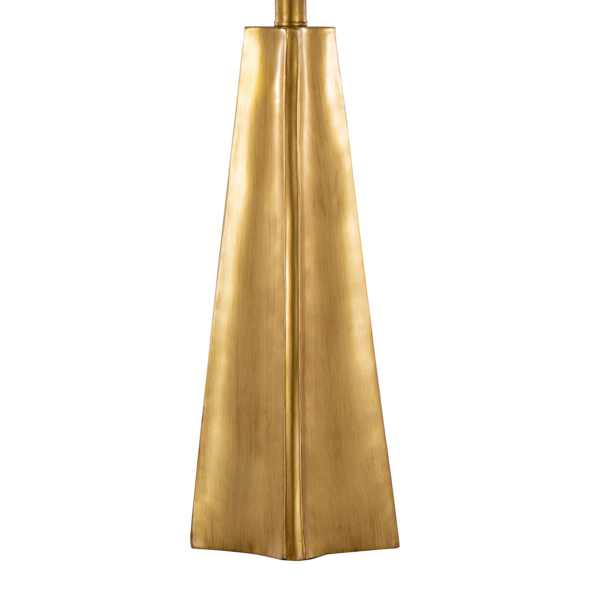 Pompeii 29" Contemporary Polyresin Table Lamp in Gold Polyresin and White Linen by LumiSource - Sonkuki
