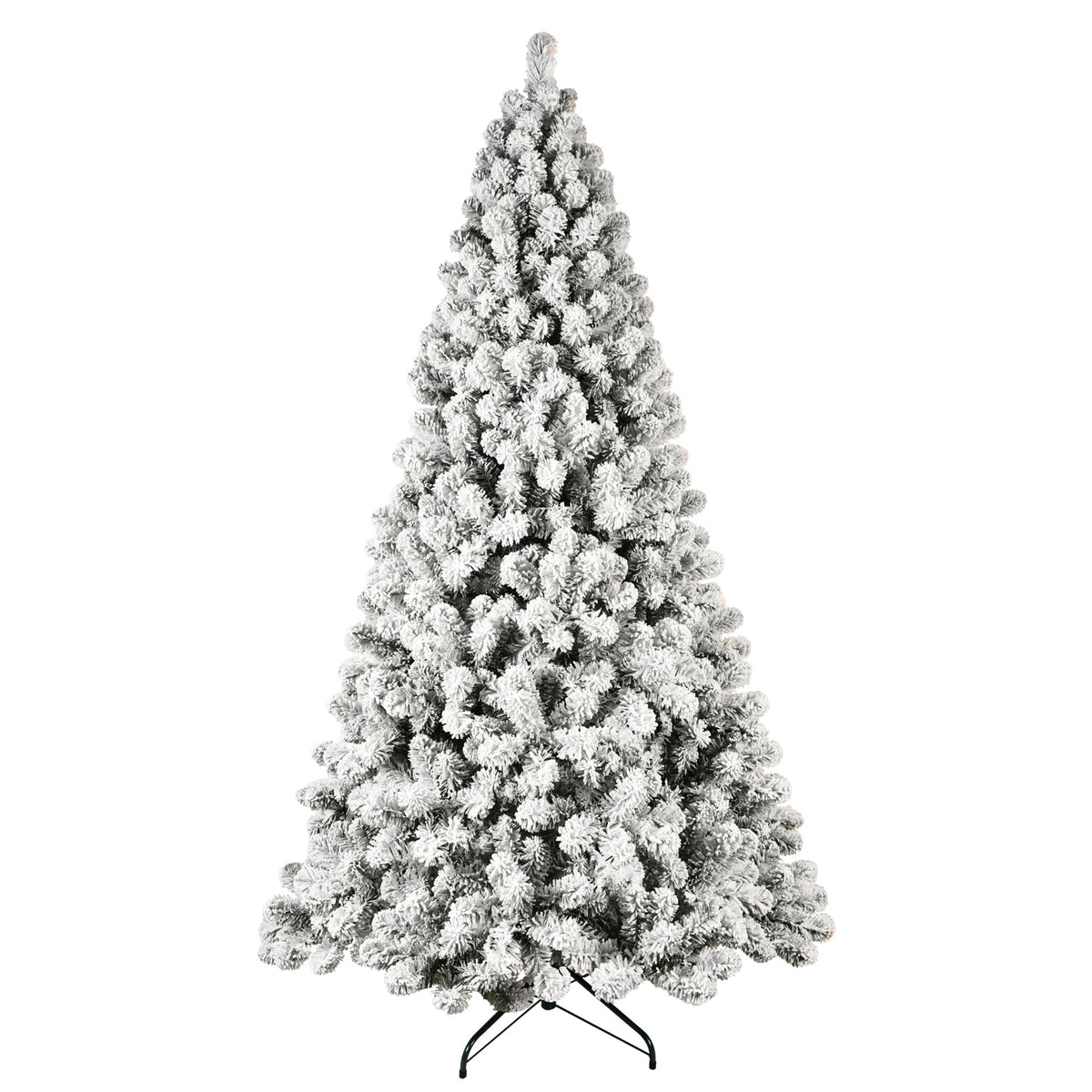 Pre-Lit PVC Flocked Christmas Tree - Sonkuki