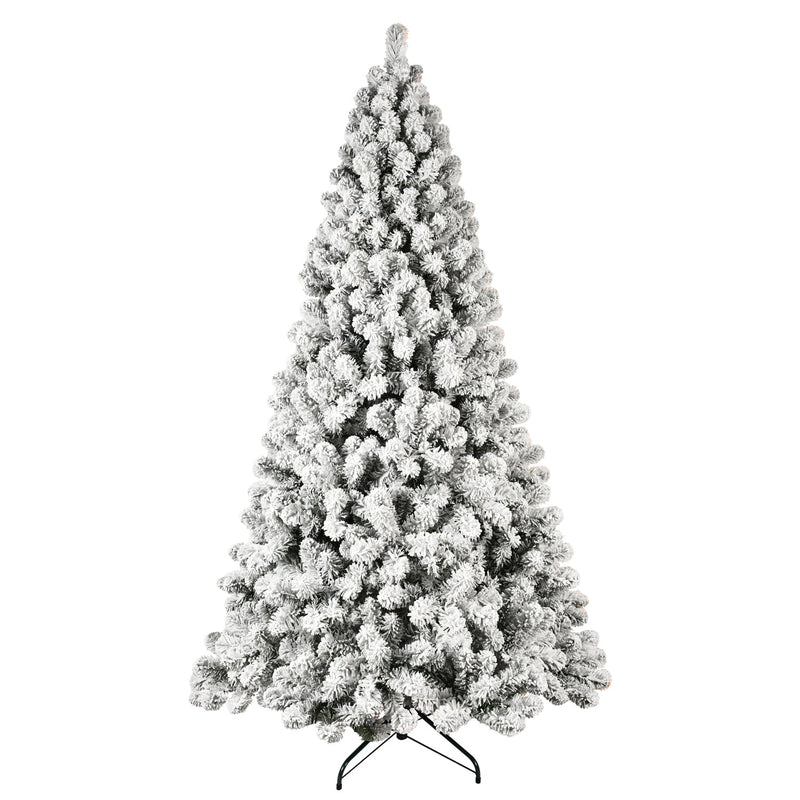 Pre-Lit PVC Flocked Christmas Tree - Sonkuki