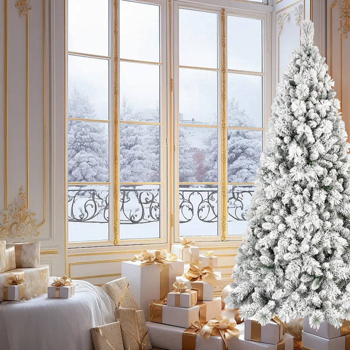 PVC/Hard Needle Mixed Flocked Tree - Sonkuki