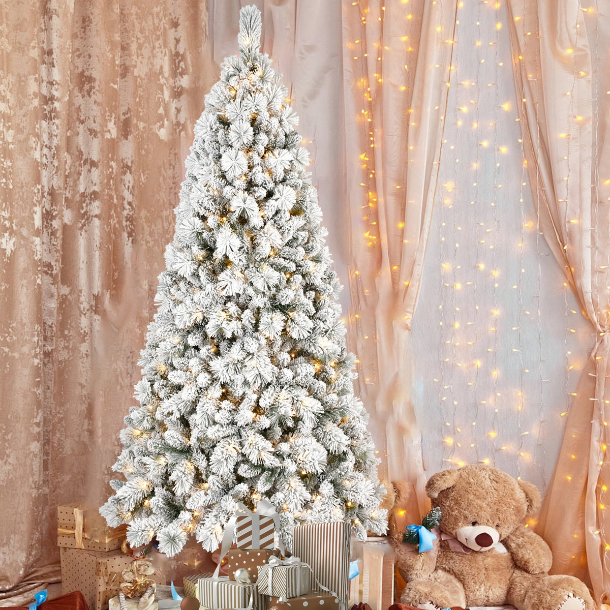 PVC/Hard Needle Mixed Flocked Tree - Sonkuki