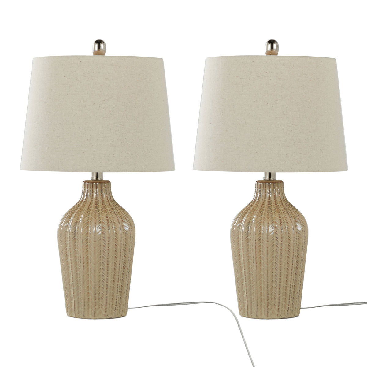 Rockwell 23" Contemporary Ceramic Table Lamp - Sonkuki