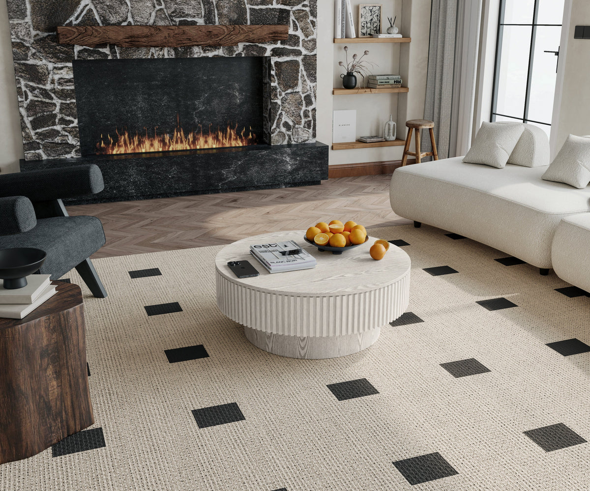 Round Coffee Table with Storage Solid Wood Veneered Modern Coffee Table Accent Tea Table - Sonkuki