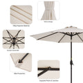 SONKUKI 9Ft Market Umbrellas - Sonkuki
