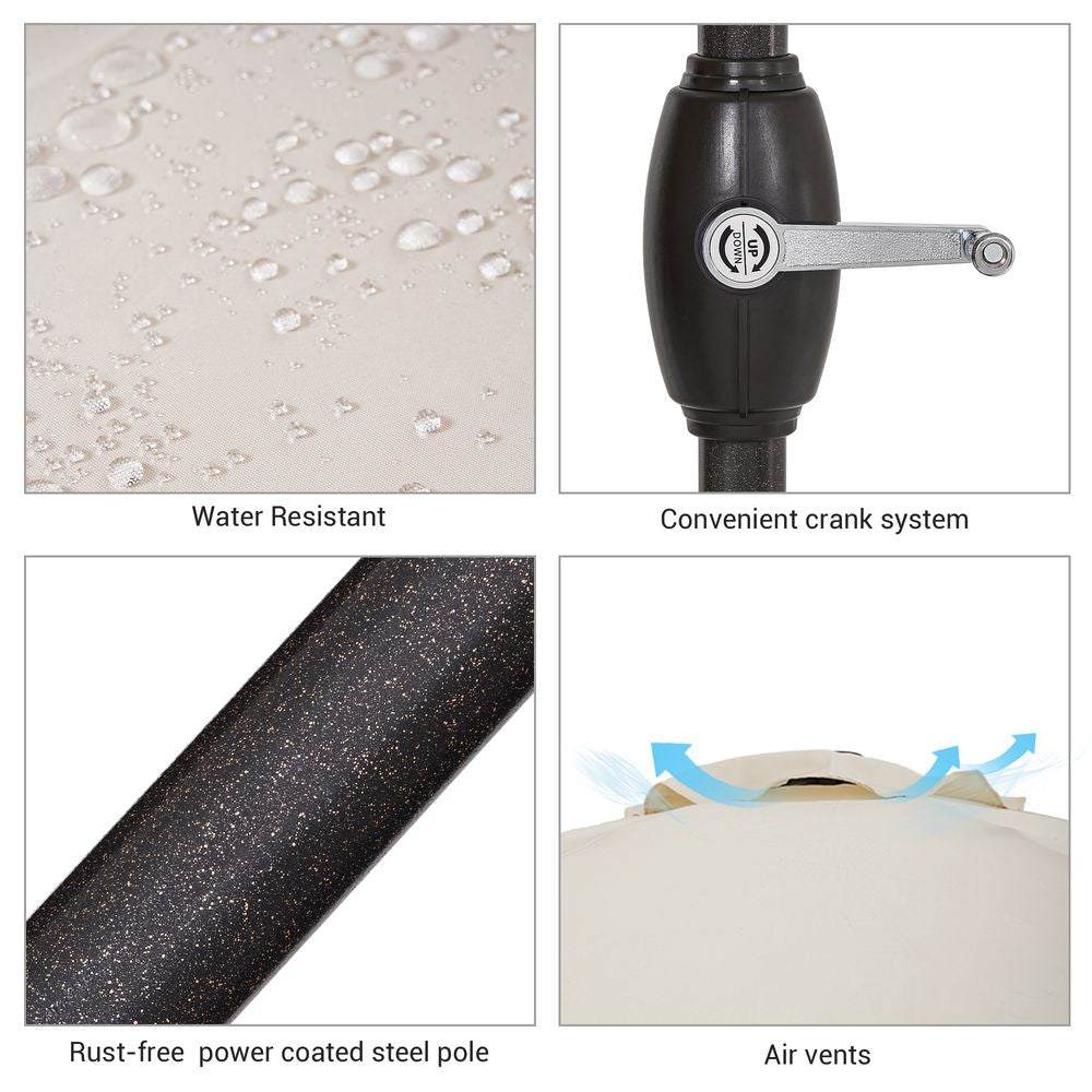 SONKUKI 9Ft Market Umbrellas - Sonkuki