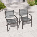 Sonkuki Patio Dining Furniture Set, Textilene Chairs for Garden, Porch and Patio - Sonkuki