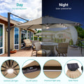 Sonkuki Premium 11FT LED Cantilever Patio Umbrella – Ultimate Outdoor Comfort with 360° Rotation and Infinite Canopy Angle Adjustment - Sonkuki