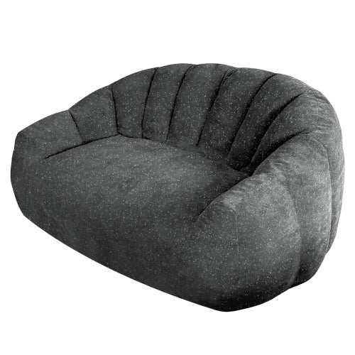 [Starry Sky] Bear Paw Sofa,Comfy Beanbag Chair with Spacious Design Oversized Bean Bag Sofa with Armrest with Filler for Living Room Bedroom.Shiny Silver Thread Faux Fur Plush. - Sonkuki