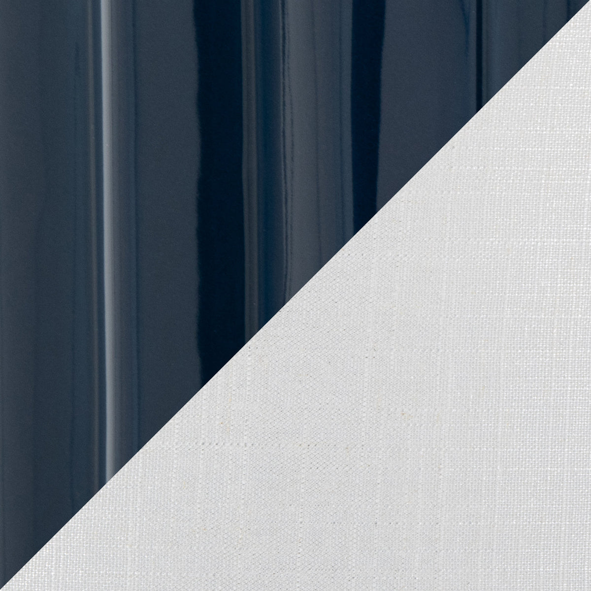 Stella 23" Contemporary Ceramic Table Lamp in Gloss Dark Blue Ceramic with White Shade by LumiSource - Sonkuki