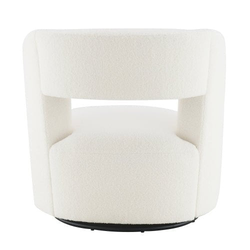 Teddy Fleece 360° Swivel Accent Chair - Sonkuki