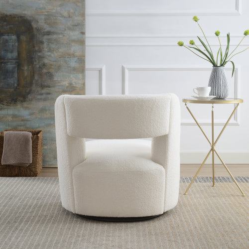 Teddy Fleece 360° Swivel Accent Chair - product image 5